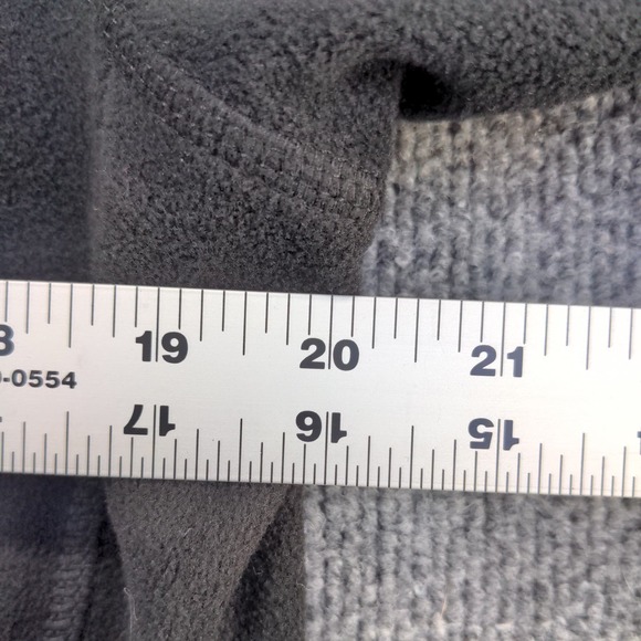 Eddie Bauer Men's Fleece Jacket Black Size M DHL Supervisory Academy Logo - Picture 11 of 13